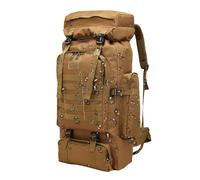 Mochila impermeable de 80 l para senderismo, mochila ligera, mochila de viaje al aire libre, gran capacidad, paquetes Molles para montañismo, mochileros, camping, senderismo, Khaki, Consulte la