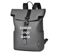 Mochila Impermeable De Gran Capacidad para Hombre con Texto e Imágenes Personalizados, Mochilas De Viaje A La Última Color2,42 * 30 * 15cm