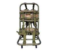Mochila impermeable para caza y rescates al aire libre, marco de aluminio duradero con capacidad de peso de 60 kg y soporte definitivo, camouflage