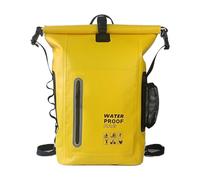 Mochila impermeable para secado al aire libre, bolsas secas con rayas reflectantes, bolsas de viaje para navegación, playa, amarillo, ver descripción, Ver descripción