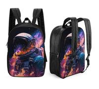 Mochila impresa en 3D Crónicas del Explorador cósmico Mochilas escolares para niños Mochilas para libros Mochila ligera de viaje Mochila escolar para niñas para estudiantes de secundaria 17 pulgadas