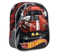 Mochila infantil 3d hot wheels medidas 25.0x31.0x10.0 cm para niñ@s c