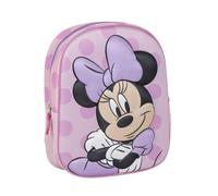 CERDÁ Mochila infantil LIFE'S LITTLE MOMENTS 3D Minnie Rosa Pequeña