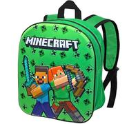 Mochila Infantil 3D Para Minecraft Fan | Ideal para Escuela, Guardería o Preescolar | Ligera, Cómoda y con Tirantes ajustables | 31x11x26 cm, Regalo para niños de 3 a 10 años
