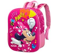 Mochila Infantil 3D Para Minnie Fan | Ideal para Escuela, Guardería o Preescolar | Ligera, Cómoda y con Tirantes ajustables | 31x11x26 cm, Regalo para niñas de 2 a 7 años