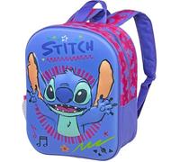 Mochila Infantil 3D Para Stitch Fan | Ideal para Escuela, Guardería o Preescolar | Ligera, Cómoda y con Tirantes ajustables | 31x11x26 cm, Regalo para niñas de 2 a 7 años