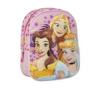 CERDÁ LIFE'S LITTLE MOMENTS 3D Princess, Mochila Infantil de Princesas de Disney Unisex niños, Rosa, Pequeña