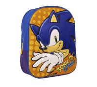 CERDÁ LIFE'S LITTLE MOMENTS Mochila escolar Sonic 3D con cremallera y asas ajustables Multicolor