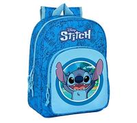 Mochila Escolar STITCH, Infantil 34 cm. Adaptable