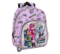 Mochila Infantil Adaptable a Carro Monster Highojas Best Boos 28 x 34 x 10 cm.