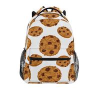 Mochila Infantil Chocolate Chip Cookies Mochila Escolar Moderna Bolsa De Deporte Resistente Bolsa De Viaje para Colegio Juveniles Universitaria 29X40CM
