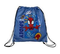 Mochila infantil con cordón 36,5 x 32,5 cm, mochila para guardería, escuela y deportes, Spidey, 36 cm, Casual