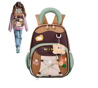 Mochila infantil, con una altura de 32 cm, espaciosa e impermeable | Mochila escolar infantil con cierre de hebilla ajustable, para 3 4 5 6 años de edad, viaje de maternidad Navidad cumpleaños regalo
