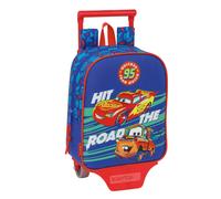 Mochila infantil de 27 cm, adaptable al cochecito, CARS «Hit the Road», azul