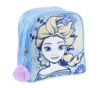Artesanía Cerdá Mochila infantil Frozen con cierre y pompón, 18x21x10 cm, costuras reforzadas