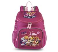 Mochila infantil de la Patrulla Canina para niños, personalizada, con nombre, mochila para niños con bolsillo delantero, 8 l, Rosa.