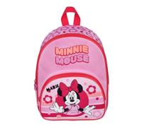Mochila infantil de Minnie Mouse para niña, personalizable con nombre, Disney, [03] Mochila Minnie Mouse Flores Rosas, Einheitsgröße, Mochilas rucksack