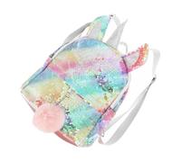 Mochila Infantil de Poliéster Lentejuelas y Unicornio | Decoracion Colegio, Viaje y Outdoor Travel, Bolsillo para Objetos Pequeños