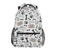 Mochila Infantil Dog Paw Print Mochilas Escolares Moderna Bolsa De Viaje Resistente Mochila Escolar para Juveniles Universitaria Mujeres