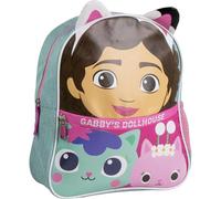 Mochila Infantil Escolar Gabby´S Dollhouse Medidas 15.5x30.0x10.0 cm para Niñ@s con Asas Ajustables y Ergonómica | Mochila Infantil Comodidad y Ajuste con Espacio, Material Resistente y Fácil Limpiar