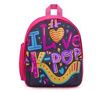 Mochila Infantil Estampada Bolsa Escolar Guarderia Mochila Casual Pequeña Personalizada para Niñas y Niños Amo el k-Pop