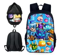 Mochila Infantil, Fruits Mochila Escolar para Niños,Escolar de Dibujos Animados en 3D Mochila Cartoon Mochila Adecuada para Niños y Adolescentes (40×30×13cm)