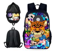 Mochila Infantil, Fruits Mochila Escolar para Niños,Escolar de Dibujos Animados en 3D Mochila Cartoon Mochila Adecuada para Niños y Adolescentes (40×30×13cm)
