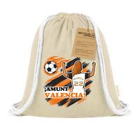 Mochila Infantil Futbol Chica del Valencia personalizada Algodón - Diseño Unicornio ideal para vuelta al cole - Xulisimo