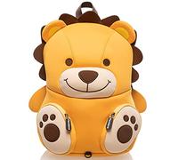 Mochila infantil grande Lenny Lion tamaño maxi con correa de pecho para niños y niñas a partir de 2 años