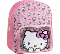 Mochila Infantil Hello Kitty Medidas 25.0x30.0x12.0 cm para Niñ@s con Asas Ajustables y Ergonómica | Mochila Infantil Comodidad y Ajuste con Espacio, Material Resistente y Fácil de Limpiar