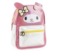 Mochila Infantil Hello Kitty Niña Talla Única - Mochila Tiempo Libre Rosa con Brillo, Tirantes Ajustables y Bolsillo Frontal con Cremallera, Ideal para Paseo y Regalo