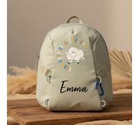 LÄSSIG Mochila para guardería Kita Mochila 3,5 litros/Tiny Backpack Outdoor Cloud Light Khaki