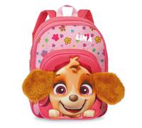 Mochila infantil Pat' Patrouille, para niños y niñas, personalizada, con nombre, mochila de ocio, guardería, con orejas de peluche 3D, 8 l, 31 x 24 x 13 cm
