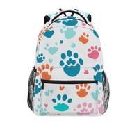 Mochila Infantil Paw Prints Bolsa De Deporte Clásico Mochila Escolar Unisex Bolsa De Viaje para Mujeres Universitaria Juveniles