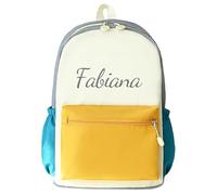 Mochila infantil personalizada, bordada con nombre, impermeable para niñas y niños, escolar para primaria, grande 41 cm × 28 cm