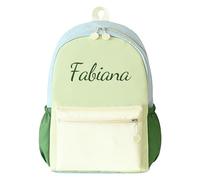 Mochila infantil personalizada, mochila bordada con nombre bordado, mochila escolar impermeable para niñas y niños, mochila escolar para la escuela primaria, mochila grande para niños, 41 cm × 28 cm