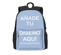 Mochila infantil personalizada para niñas y niños - Añade nombre, foto o logo - Mochila ligera ideal para escuela, viajes, guardería y actividades - Regalo único para cumpleaños o graduación