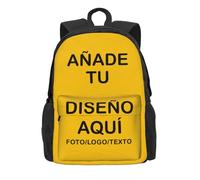 Mochila infantil personalizada para niñas y niños - Añade nombre, foto o logo - Mochila ligera ideal para escuela, viajes, guardería y actividades - Regalo único para cumpleaños o graduación