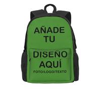 Mochila infantil personalizada para niñas y niños - Añade nombre, foto o logo - Mochila ligera ideal para escuela, viajes, guardería y actividades - Regalo único para cumpleaños o graduación