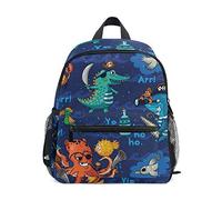 Mochila Infantil Pirata Pulpo Ballena Kindergarten Preescolar Bolsa para niñas de niños pequeños