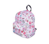 Mochila Infantil Preescolar, Oxford, 29x22x11.cm, Compartimentos Múltiples, Correa Ajustable, para Niños 2-6 Años, Diseños de Unicornio, Arcoíris, Animales, Dinosaurios y cohetes. (Arcoiris)