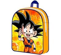 Mochila Infantil Son Goku Chibi Dragon Ball Super Bolas de Dragón 31cm