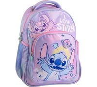 Mochila Infantil Stitch Disney Original con Diseño Rosa y Morado | Mochila Stitch Escolar Grande Preescolar y Primaria Niñas y Niños Resistente y Ligera