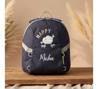 Mochila infantil Tiny Outdoor de Lässig, nubes, azul oscuro, 3,5 L | personalizable – Sin personalización