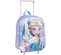Mochila Infantil Trolley 3D Frozen Medidas 25.0x31.0x10.0 cm para Niñ@s con Asas Ajustables y Ergonómica | Mochila Infantil Comodidad y Ajuste con Espacio, Material Resistente y Fácil de Limpiar