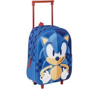Sonic - Mochila infantil trolley 3D