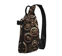 Mochila Informal con Estampado de Engranajes Steampunk, Mochila Informal para Viajes, Senderismo, Gimnasio
