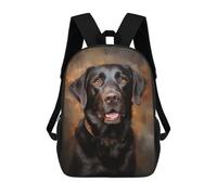 Mochila Informal Para Exteriores Impresa En 3D 17inch Mochila Escolar Infantil Linda Para Viajes Chocolate Labrador Retriever Portrait Bolsos Infantiles Informales De Moda Para Niños De Primaria