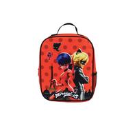 Mochila isotérmica infantil - Jemini - Miraculous - rojo/negro - 5 L - Tirantes ajustables