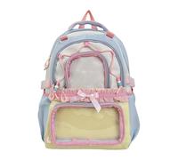 Mochila Itabag con Panel Transparente Inserto Personalizable para Colecciones De Pin Anime Y Mochilas Exhibición Pin Cosplay con Inserciones